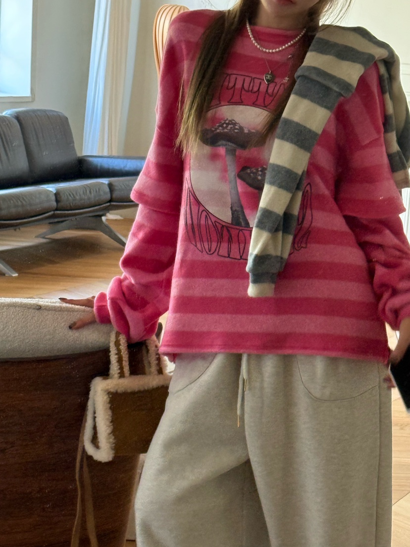 ZEROZERO東大門㊣代購女士新款真品25秋冬推薦熱賣職業長袖T恤ZEROZERO長袖T恤圖色1