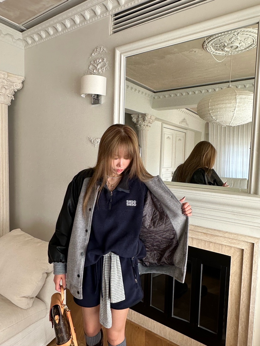 ZEROZERO東大門㊣實拍女裝新款休閑真品職業時尚25秋冬夾克皮革ZEROZERO夾克