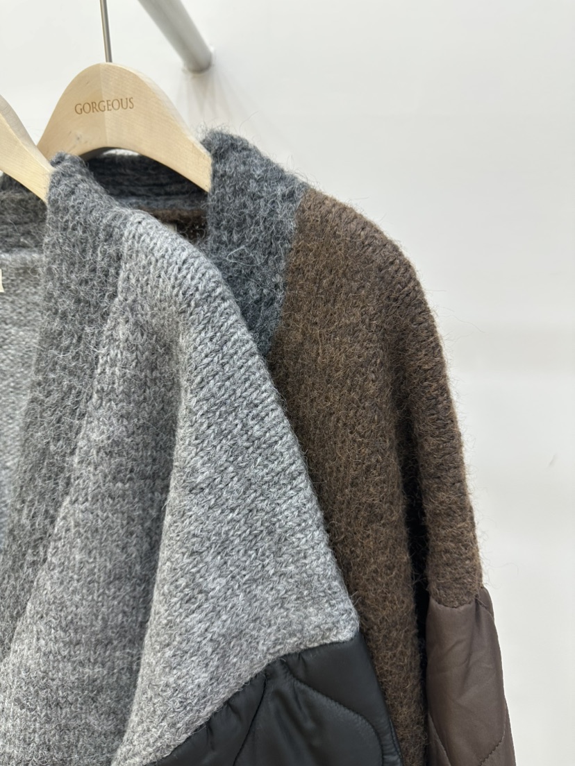 GORGEOUS東大門㊣直郵女裝新品真品職業人氣針織衫開衫絎縫GORGEOUS針織衫