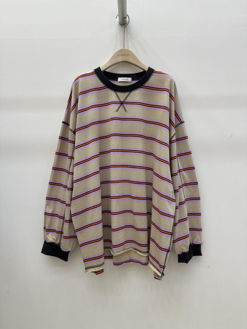 GORGEOUS韓國代購㊣女士新品休閑時尚推薦25秋冬職業長袖T恤GORGEOUS長袖T恤圖色1