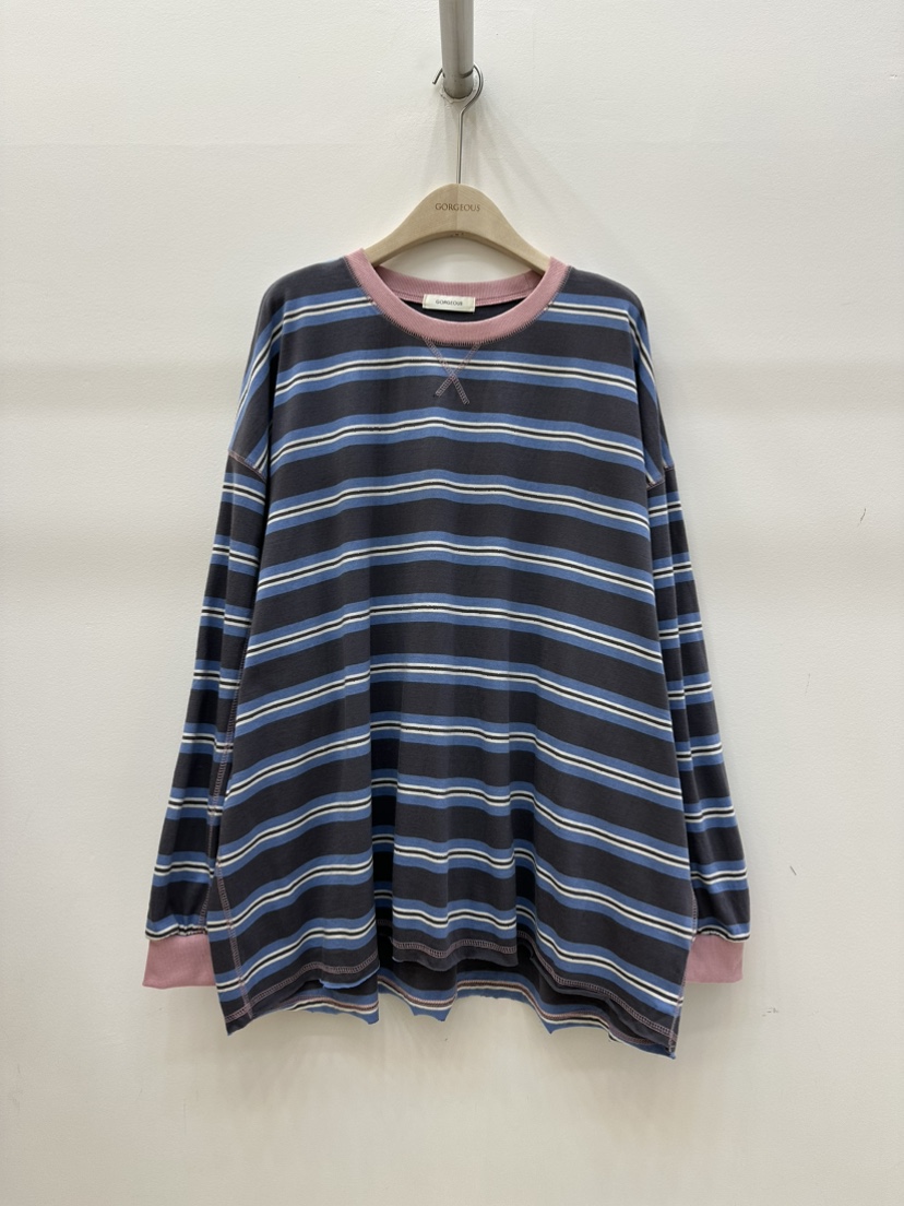 GORGEOUS韓國代購㊣女士新品休閑時尚推薦25秋冬職業長袖T恤GORGEOUS長袖T恤圖色2