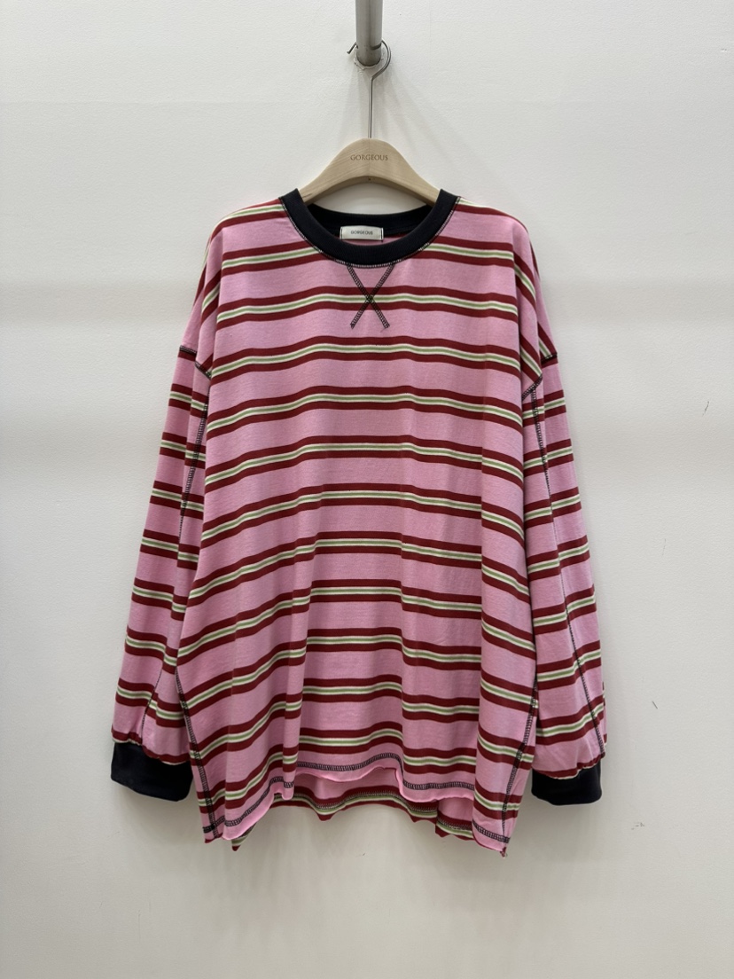 GORGEOUS韓國代購㊣女士新品休閑時尚推薦25秋冬職業長袖T恤GORGEOUS長袖T恤圖色3