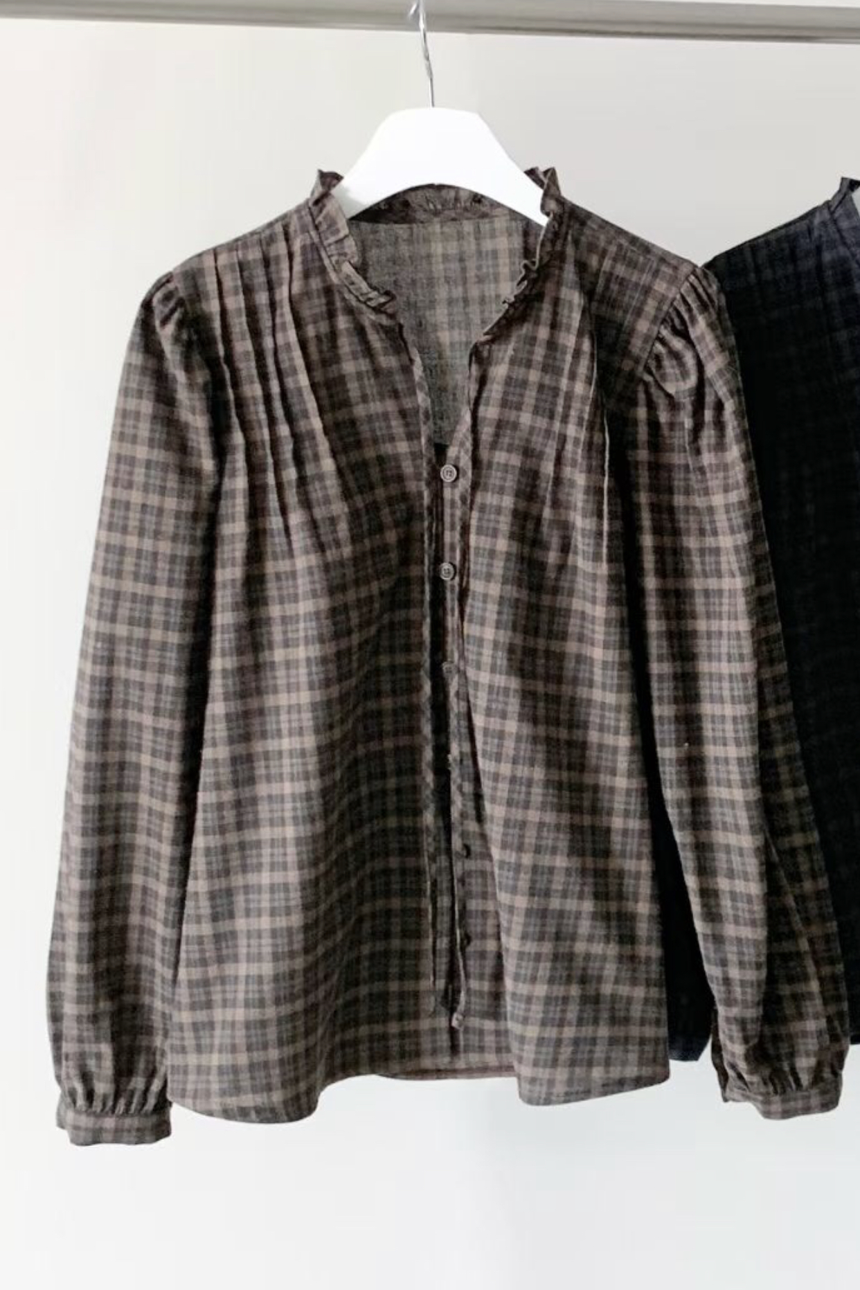 CAROL韓國代購㊣女士新款休閑職業人氣熱賣25秋冬襯衫蕾絲衫CAROL襯衫/蕾絲衫圖色1