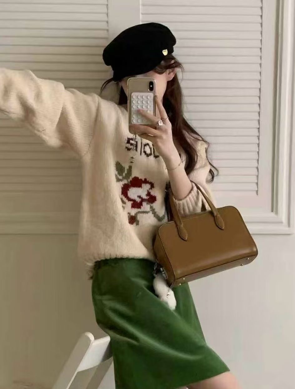 CAROL韓國代購㊣女裝新款真品休閑職業時尚人氣推薦熱賣毛衣CAROL毛衣