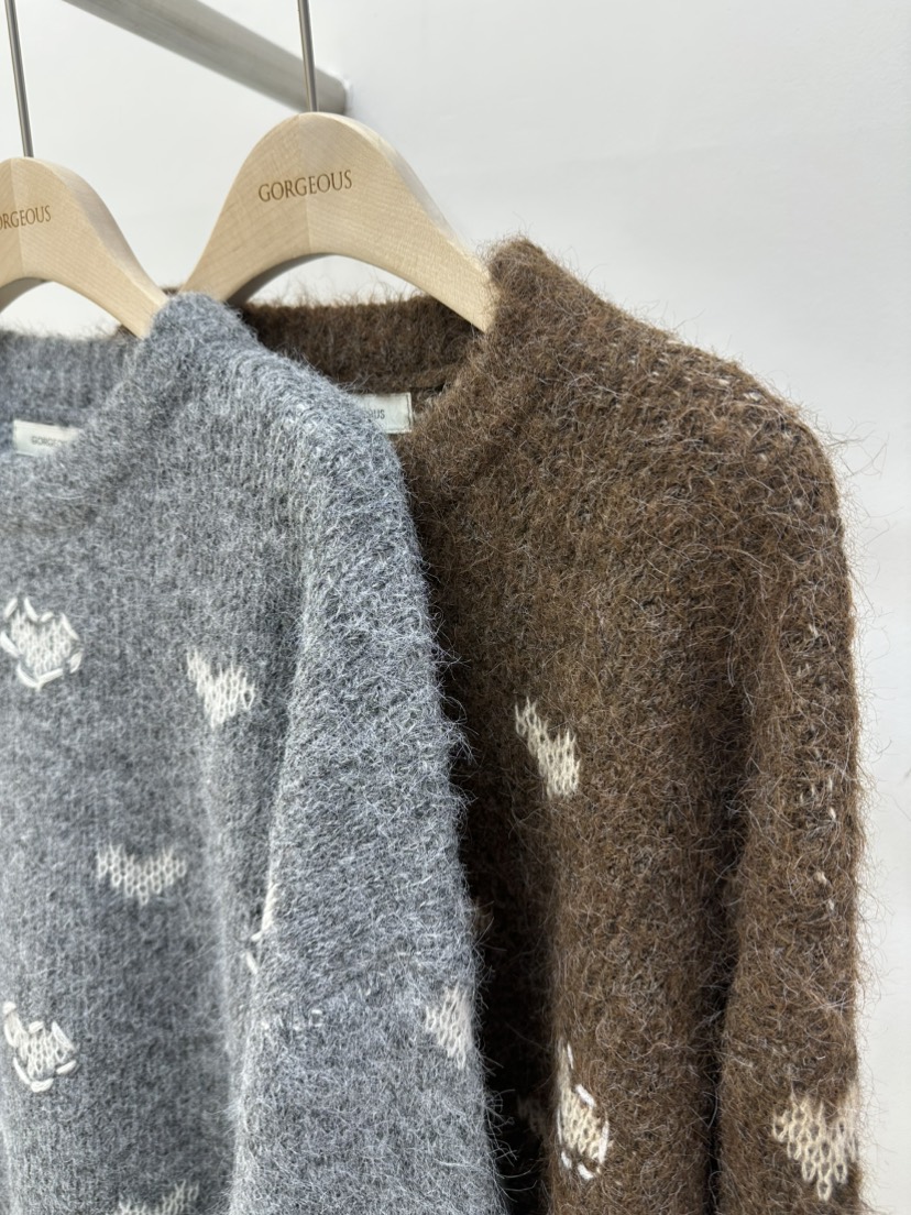 GORGEOUS東大門㊣實拍女裝新款時尚休閑職業25秋冬推薦針織衫GORGEOUS針織衫