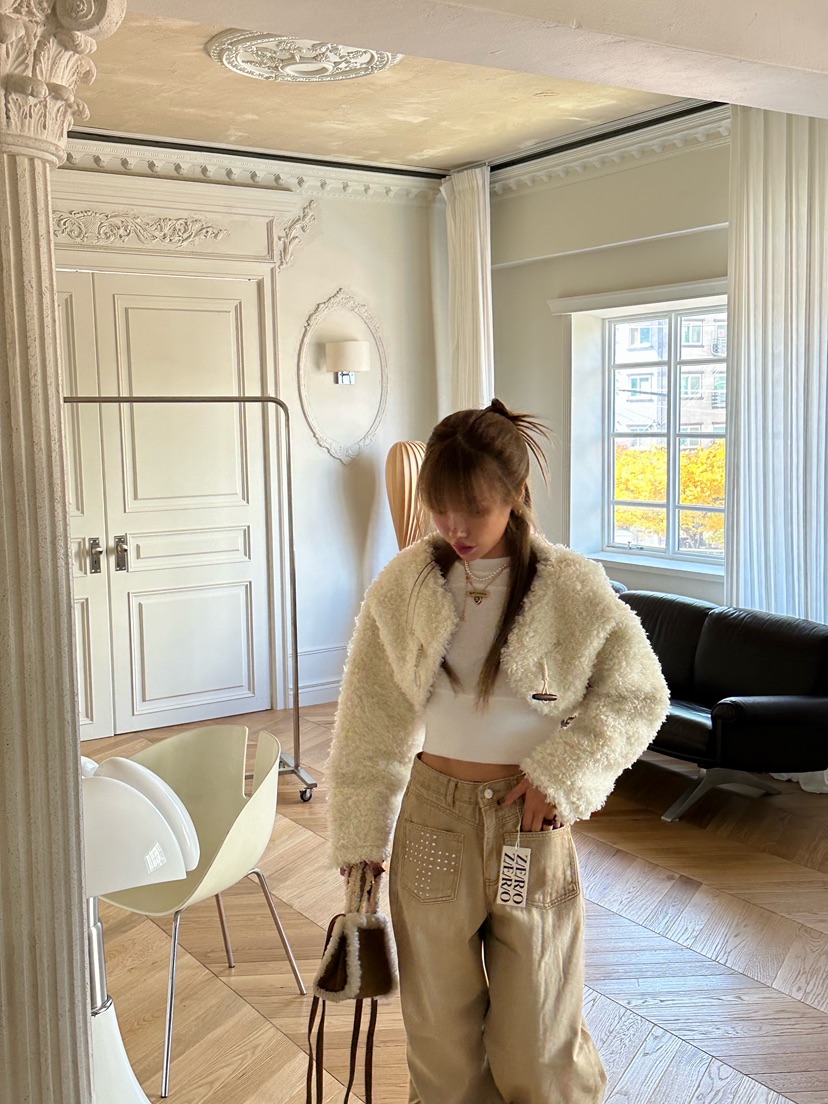 ZEROZERO東大門㊣代購女裝新款人氣真品時尚休閑25秋冬夾克ZEROZERO夾克