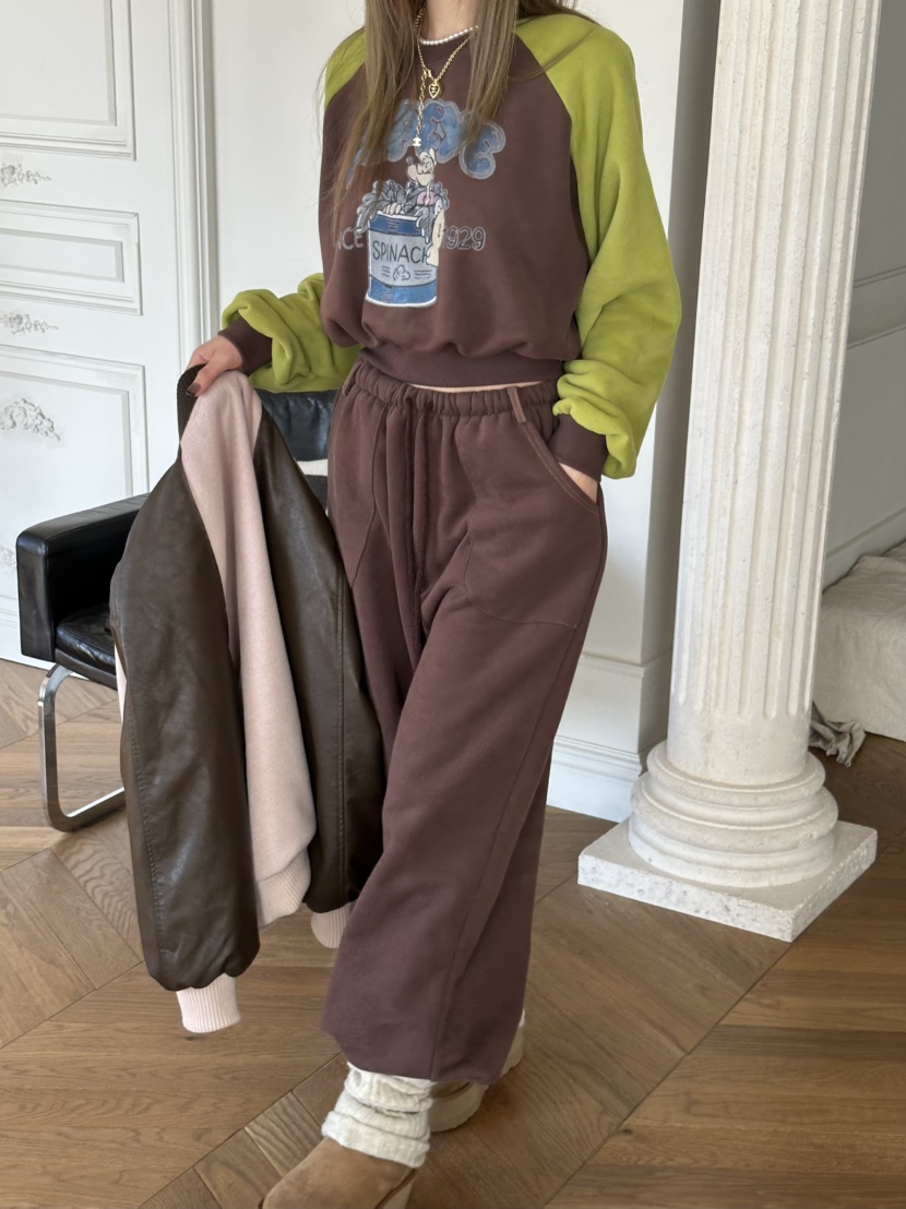 ZEROZERO韓國代購㊣女裝新款職業真品人氣25秋冬休閑休閑褲ZEROZERO休閑褲