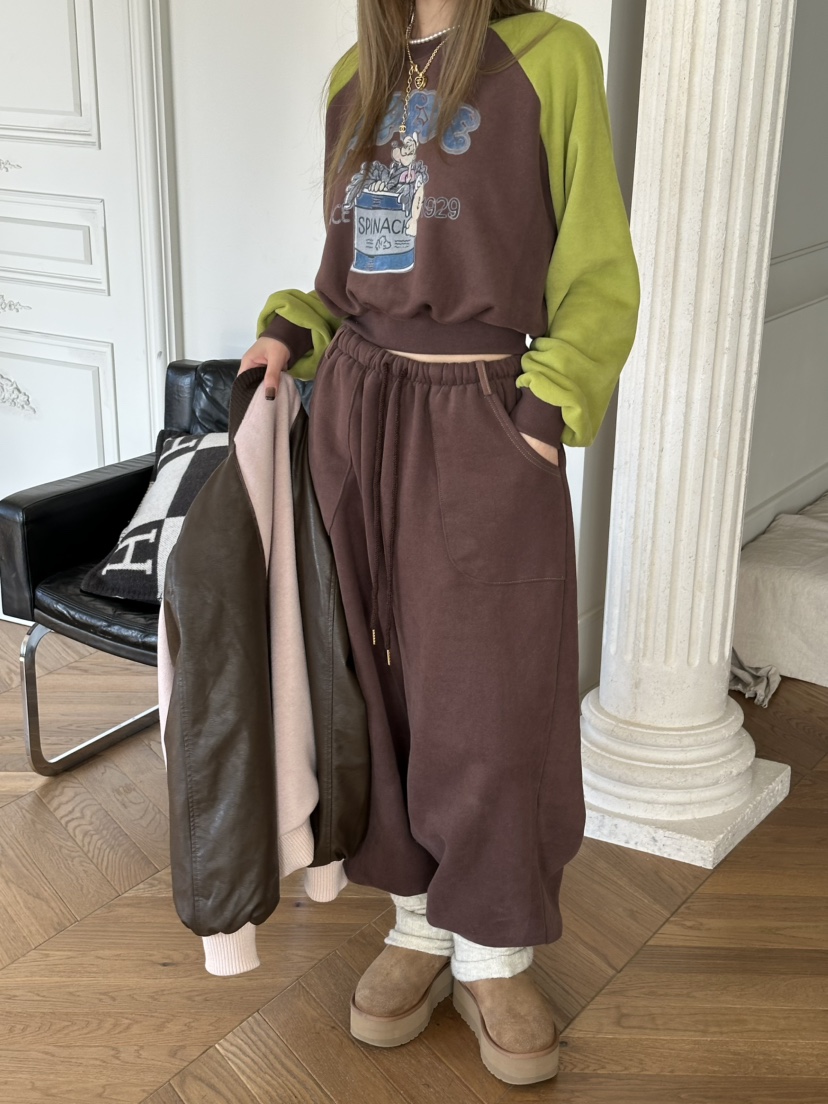 ZEROZERO韓國代購㊣女裝新款職業真品人氣25秋冬休閑休閑褲ZEROZERO休閑褲圖色2