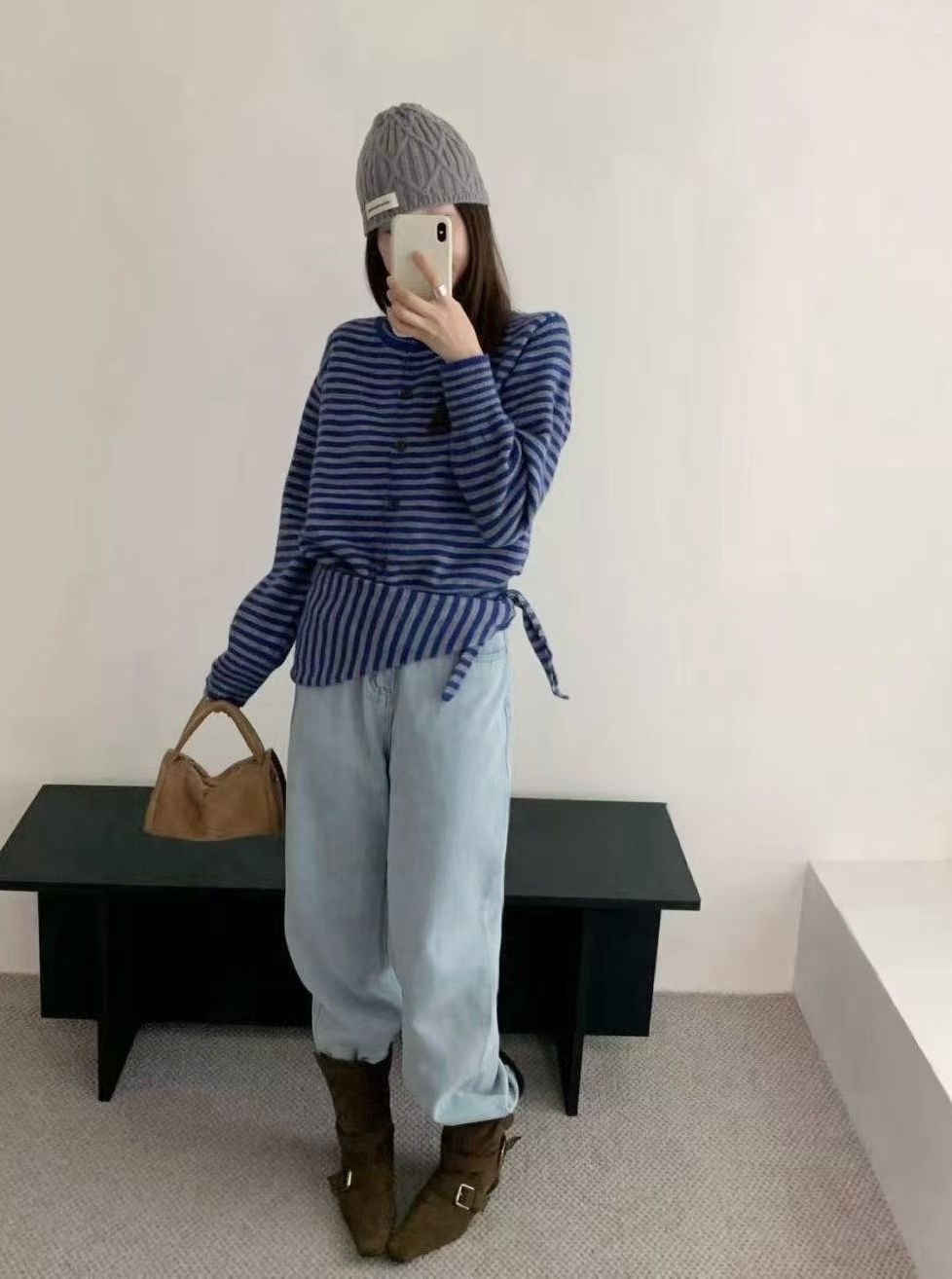 CAROL東大門㊣實拍女士新款熱賣真品職業25秋冬時尚毛衣披肩CAROL毛衣