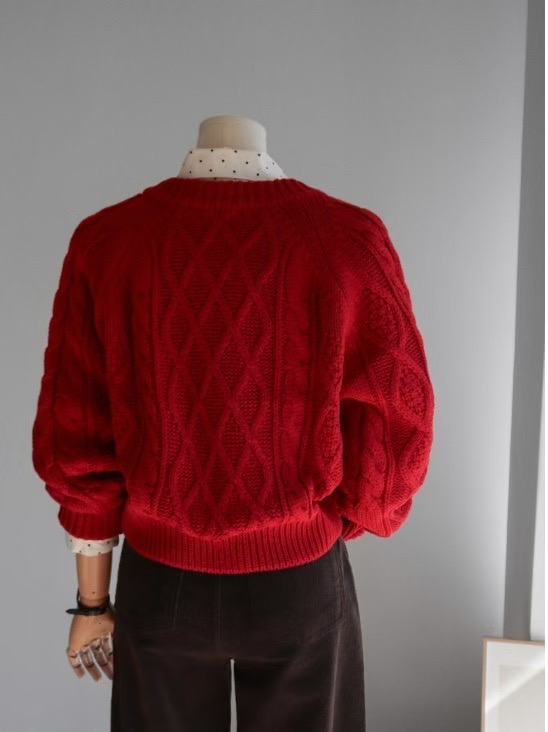 KNITPIA-니트피아-T東大門㊣實拍女裝新品真品25秋冬針織衫TWELVE-OT針織衫