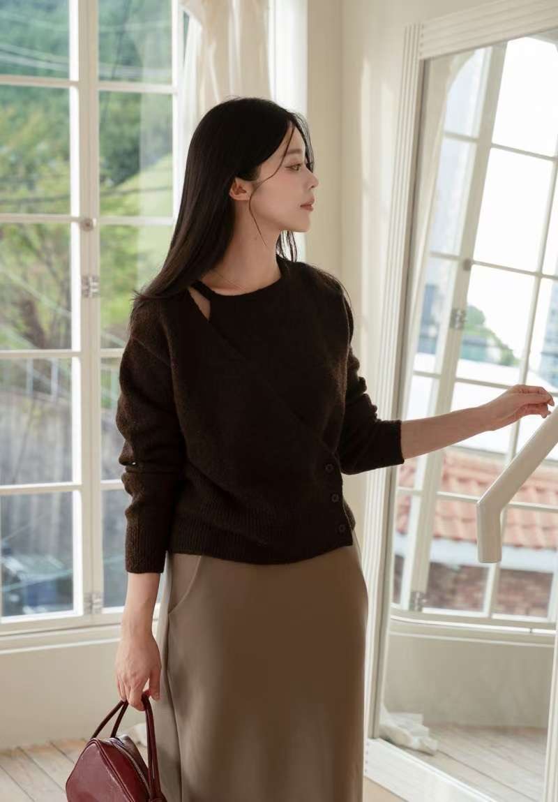 KNITPIA-니트피아-T東大門㊣代購女裝新款熱賣時尚針織衫TWELVE-OT針織衫