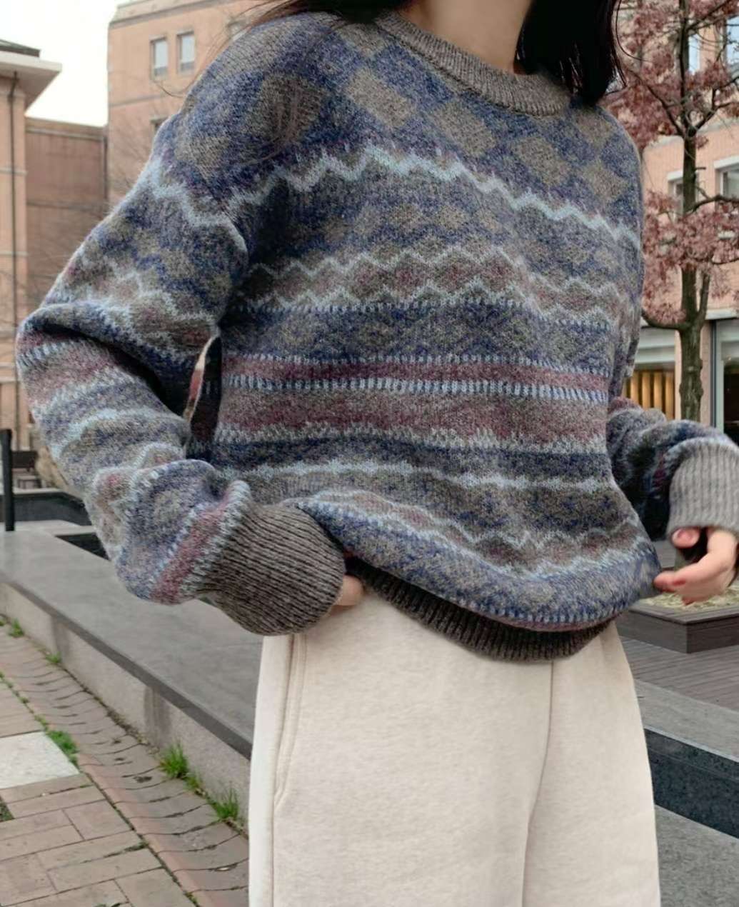 KNITPIA-니트피아-T韓國代購㊣女裝新款休閑推薦職業毛衣TWELVE-OT毛衣圖色1