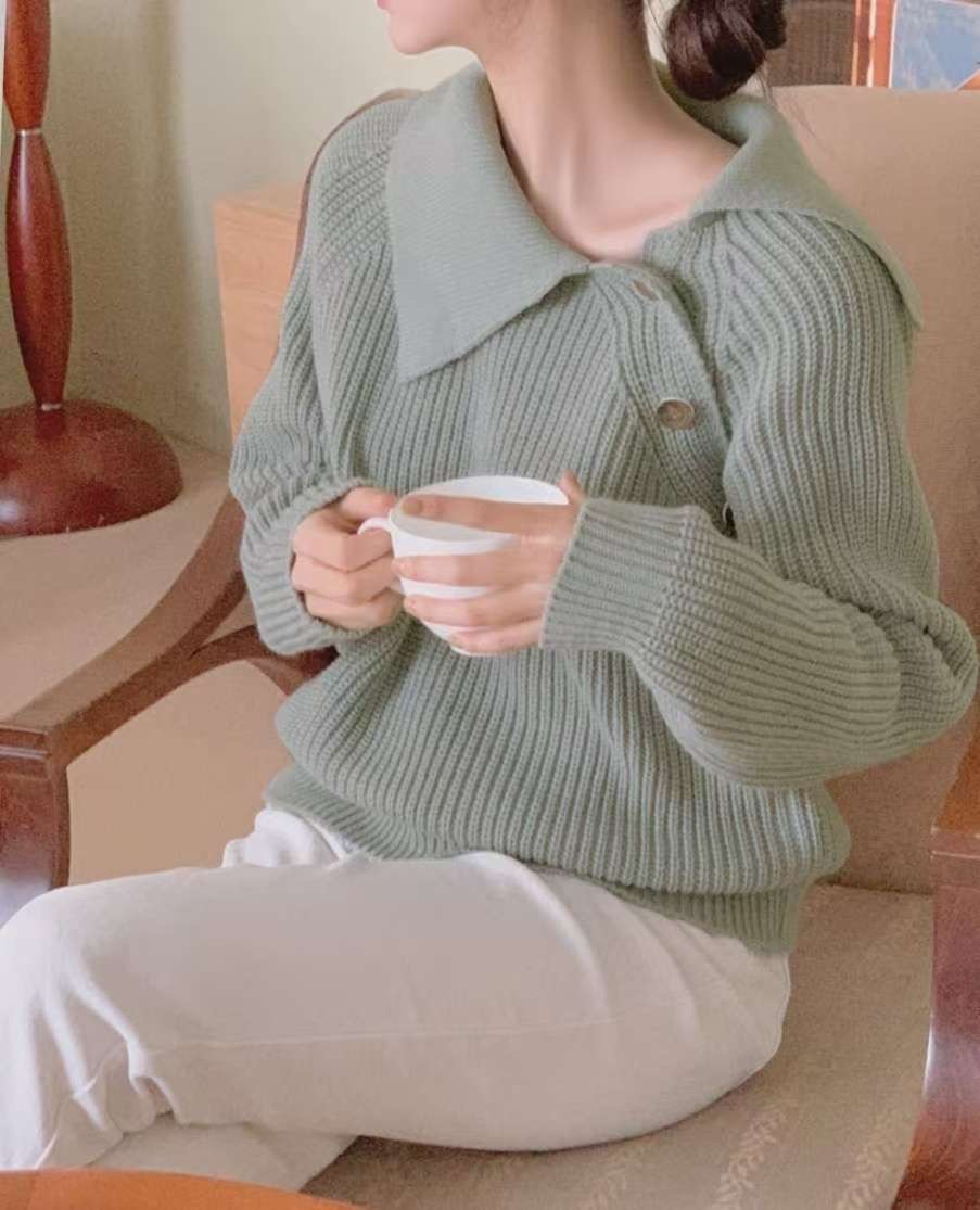 KNITPIA-니트피아-T東大門㊣代購女裝新品推薦人氣職業毛衣TWELVE-OT毛衣圖色2