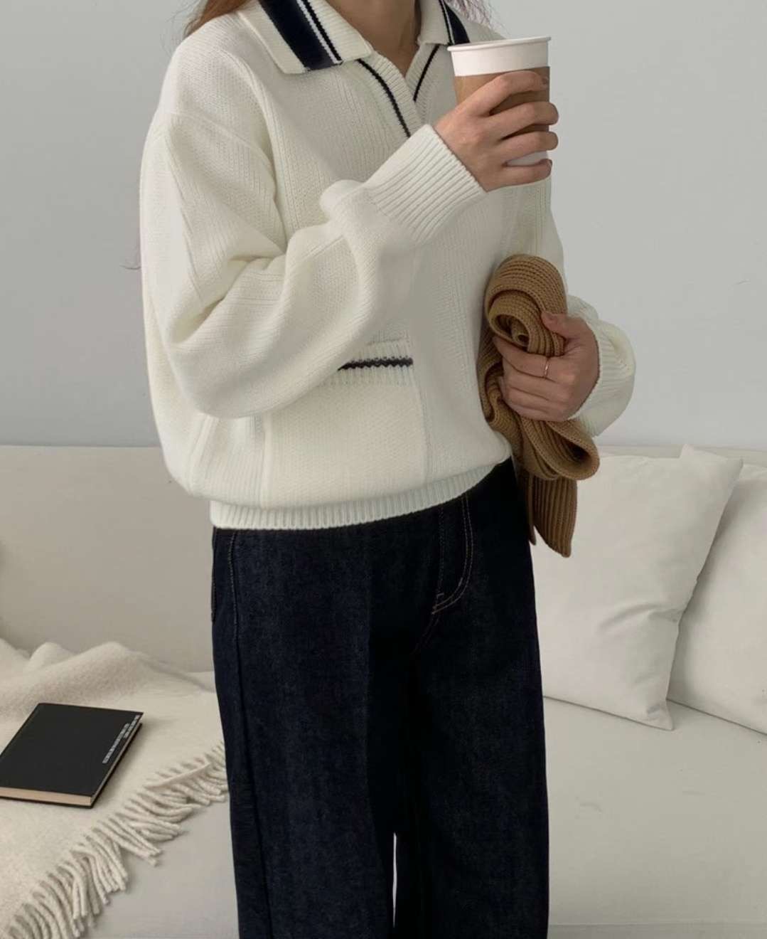 KNITPIA-니트피아-T韓國直郵㊣女裝新品真品人氣職業針織衫TWELVE-OT針織衫