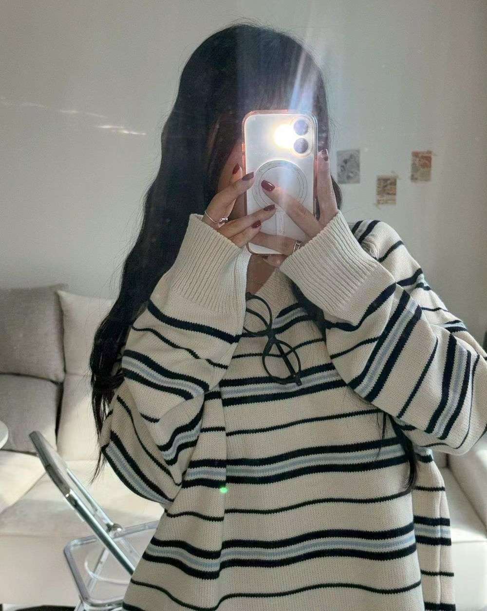 KNITPIA-니트피아-T東大門㊣代購女士新款休閑25秋冬針織衫TWELVE-OT針織衫