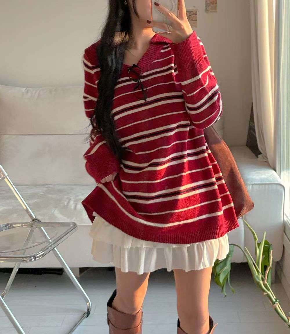 KNITPIA-니트피아-T東大門㊣代購女士新款休閑25秋冬針織衫TWELVE-OT針織衫圖色3