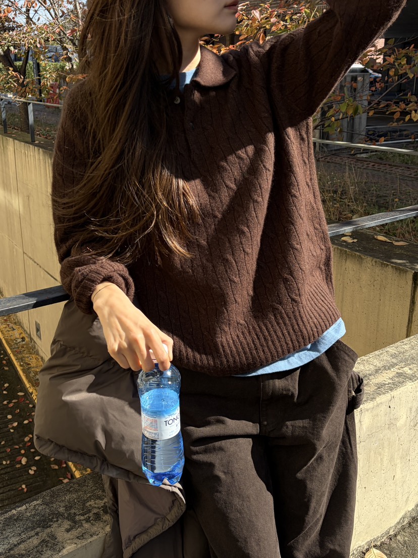 WATER/RIVER東大門㊣代購女士新品時尚人氣休閑25秋冬針織衫WATER/RIVER針織衫