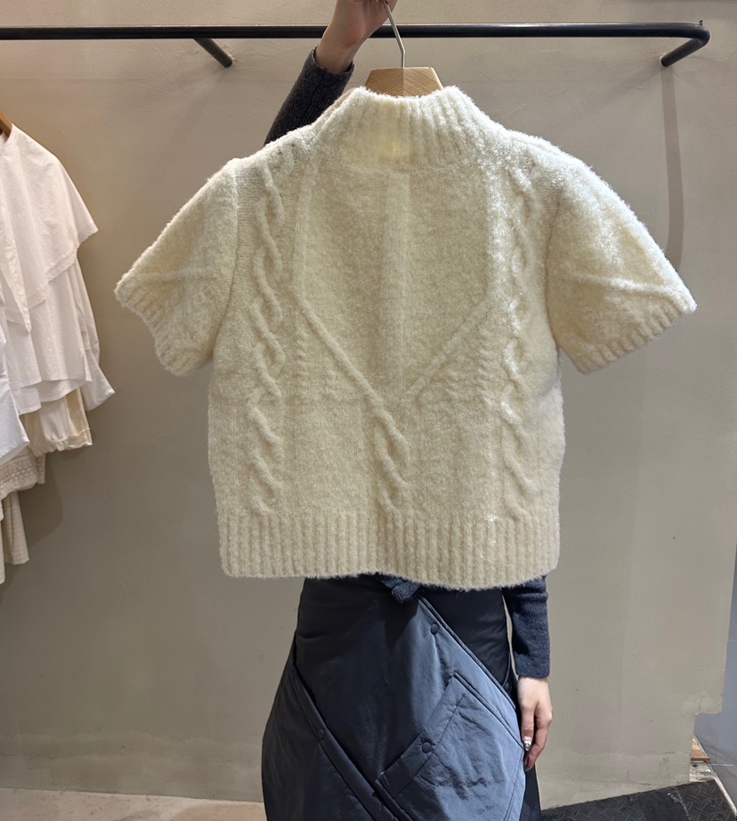 ERIA韓國直郵㊣女士新品推薦時尚休閑真品人氣熱賣針織衫貂皮ERIA/HUE針織衫