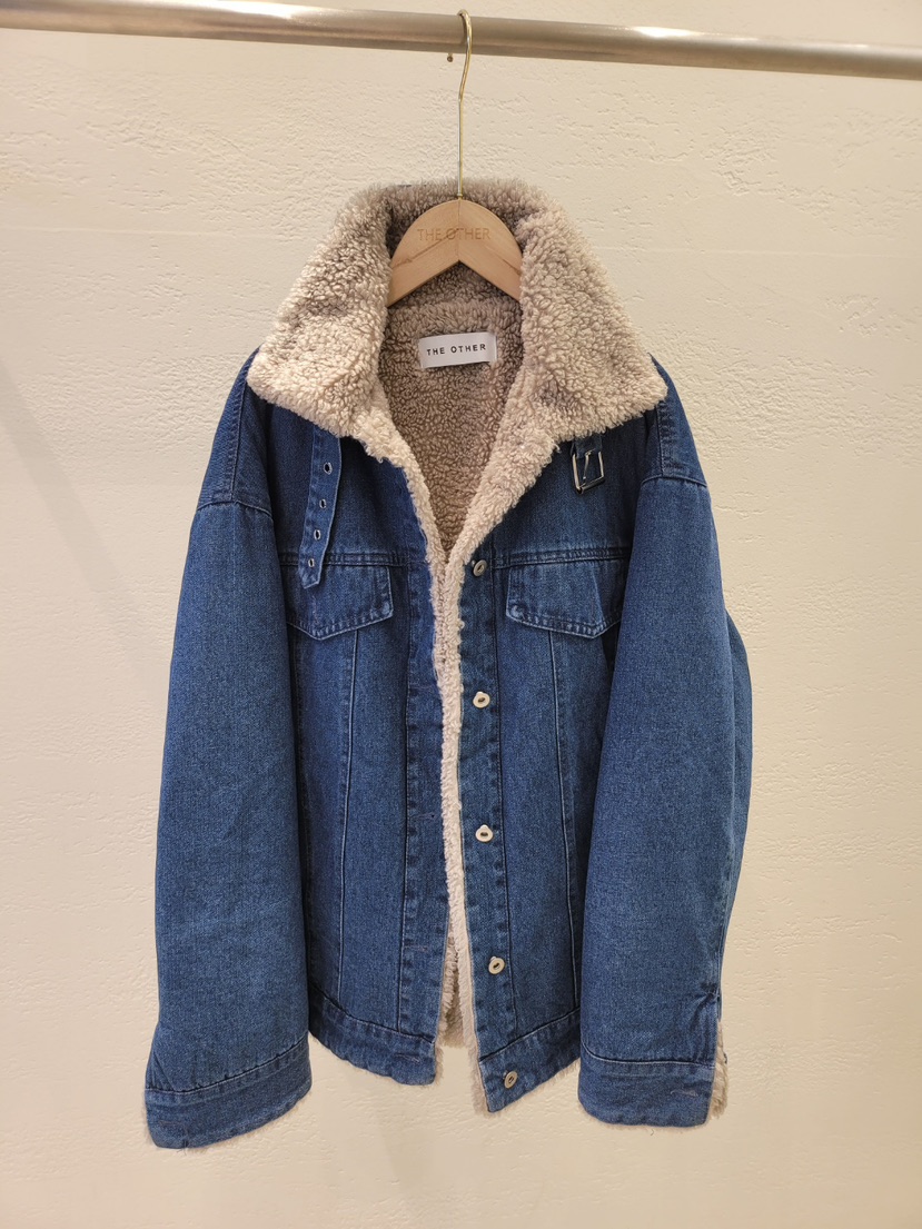 THE OTHER東大門㊣直郵女裝新品推薦時尚真品休閑夾克皮草THE OTHER夾克圖色1