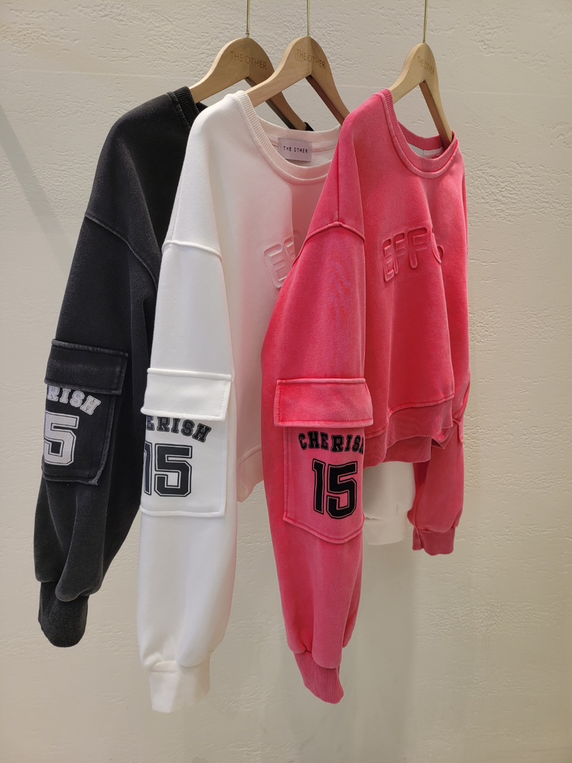 THE OTHER東大門㊣實拍女裝新款真品推薦25秋冬人氣休閑衛衣THE OTHER衛衣