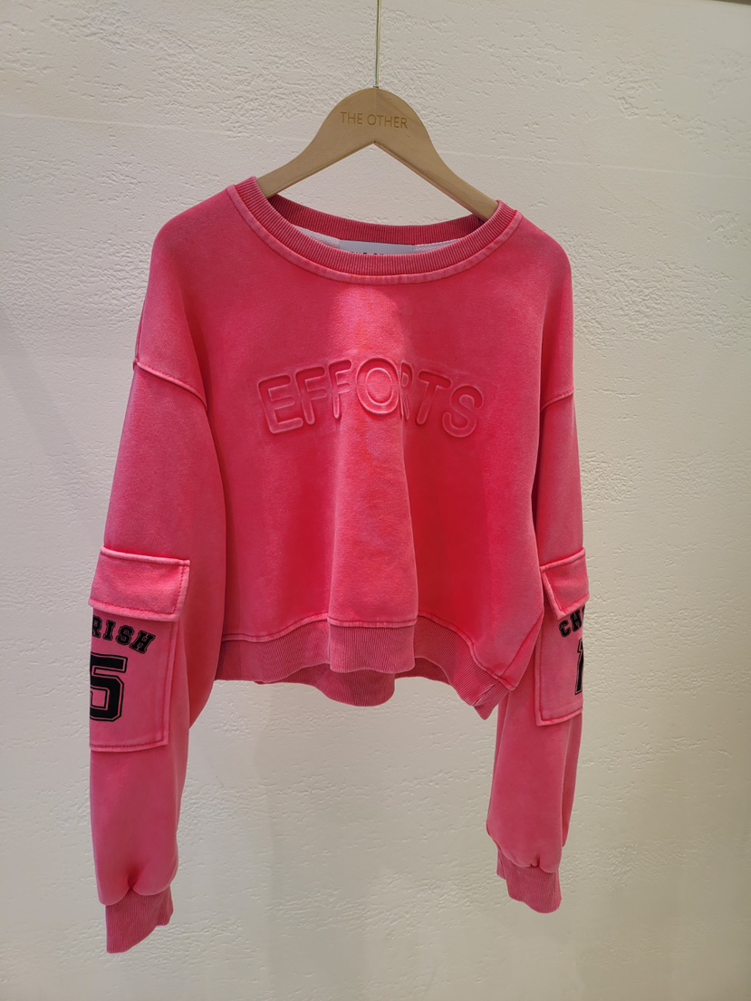THE OTHER東大門㊣實拍女裝新款真品推薦25秋冬人氣休閑衛衣THE OTHER衛衣圖色1