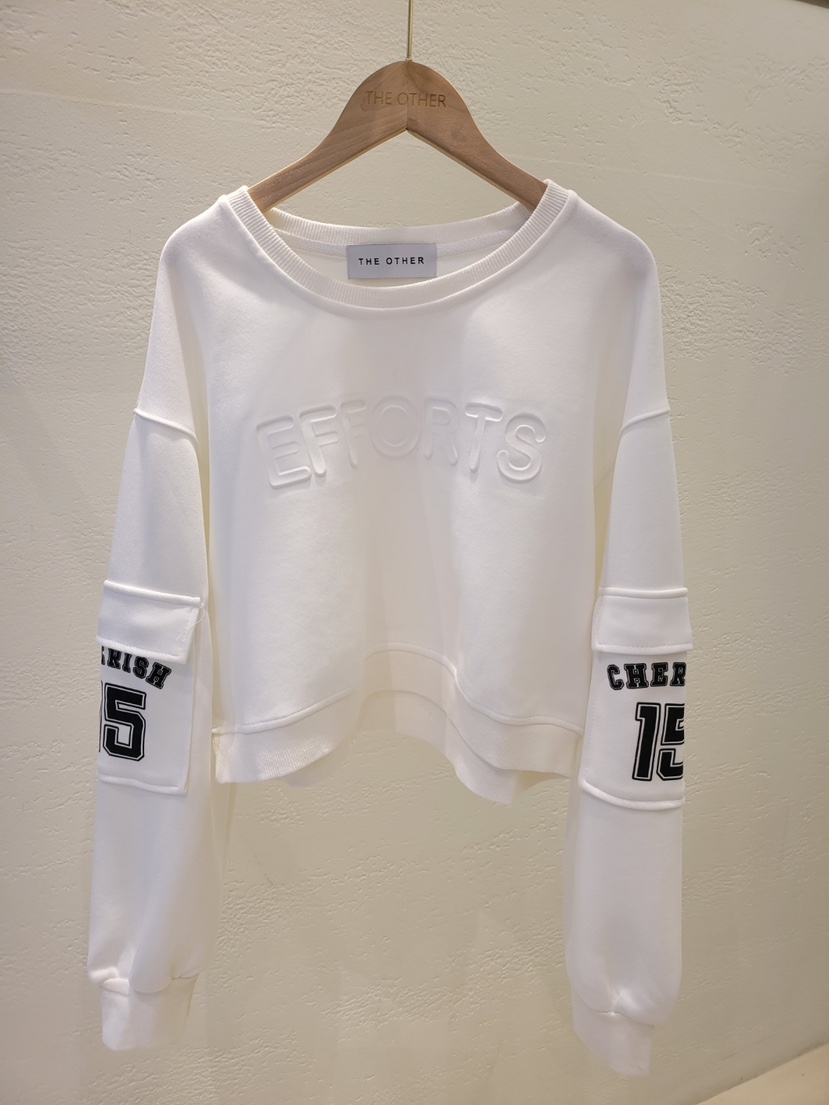 THE OTHER東大門㊣實拍女裝新款真品推薦25秋冬人氣休閑衛衣THE OTHER衛衣圖色3