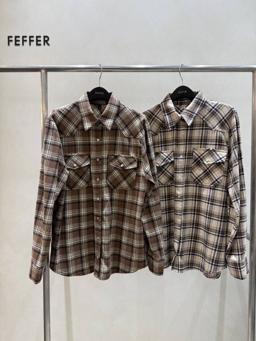 FEFFER韓國代購㊣女士新款人氣推薦25秋冬休閑時尚襯衫蕾絲衫FEFFER襯衫/蕾絲衫