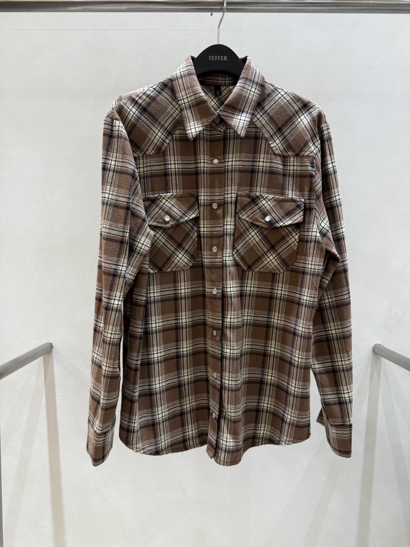 FEFFER韓國代購㊣女士新款人氣推薦25秋冬休閑時尚襯衫蕾絲衫FEFFER襯衫/蕾絲衫圖色1