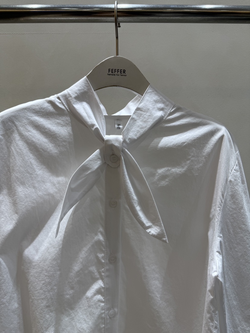 FEFFER韓國直郵㊣女裝新品休閑真品職業時尚25秋冬襯衫蕾絲衫FEFFER襯衫/蕾絲衫