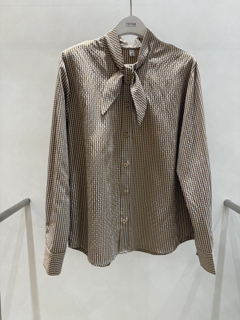 FEFFER韓國直郵㊣女裝新品休閑真品職業時尚25秋冬襯衫蕾絲衫FEFFER襯衫/蕾絲衫圖色3
