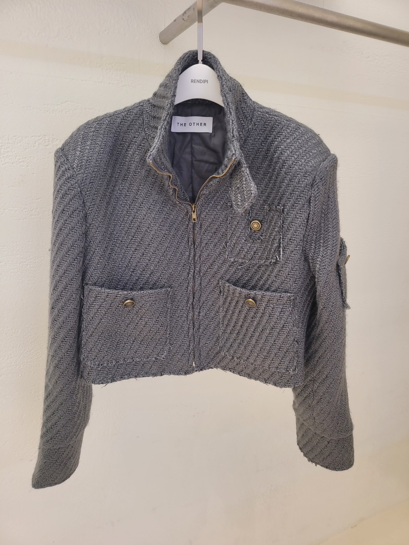 THE OTHER東大門㊣代購女士新品時尚熱賣真品職業25秋冬夾克THE OTHER夾克圖色2