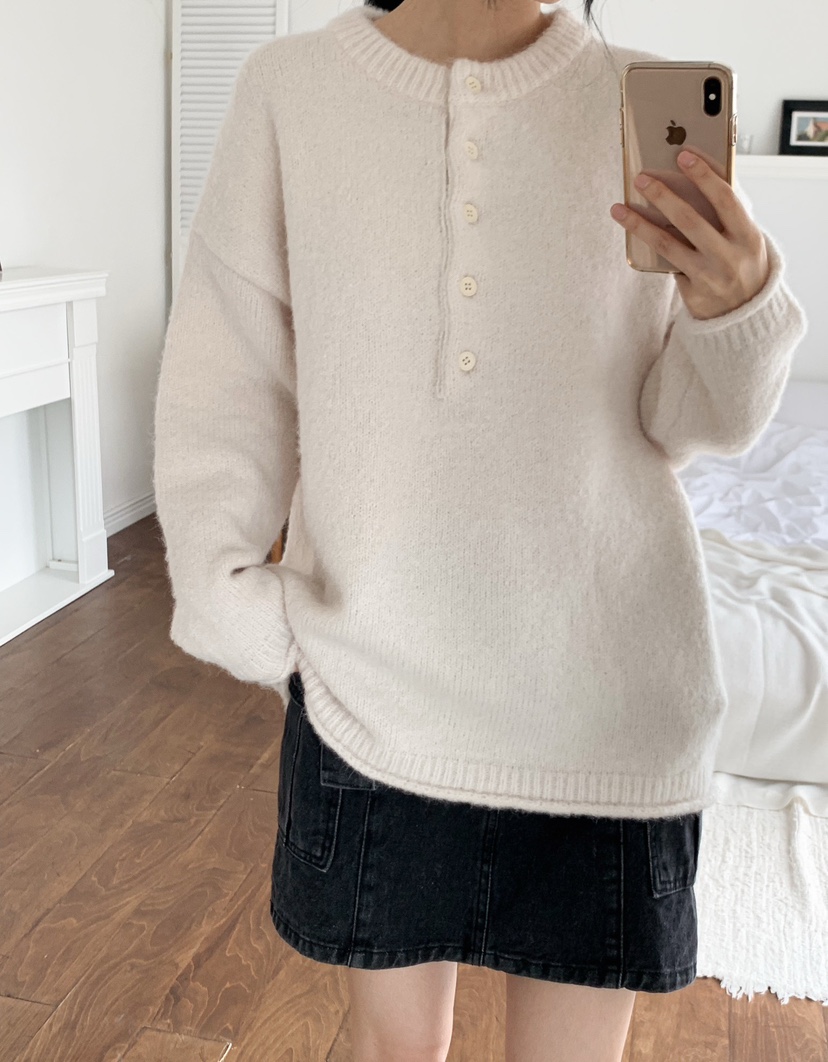 MABE韓國代購㊣女士新品熱賣時尚人氣推薦25秋冬真品針織衫MABE針織衫