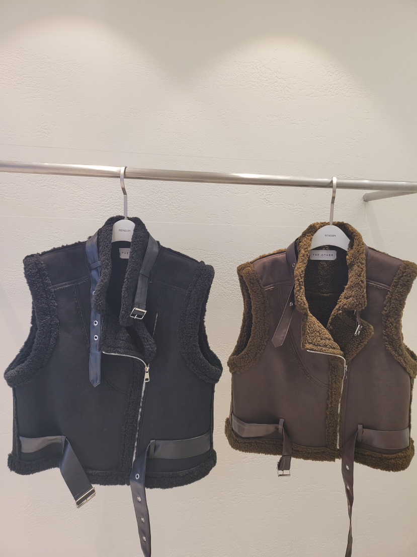 THE OTHER東大門㊣實拍女裝新款推薦職業休閑25秋冬真品馬甲THE OTHER馬甲