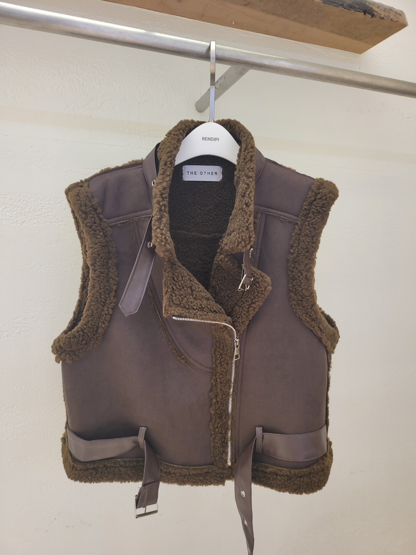 THE OTHER東大門㊣實拍女裝新款推薦職業休閑25秋冬真品馬甲THE OTHER馬甲圖色1