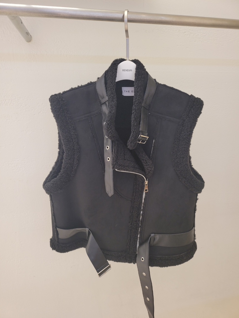 THE OTHER東大門㊣實拍女裝新款推薦職業休閑25秋冬真品馬甲THE OTHER馬甲圖色2