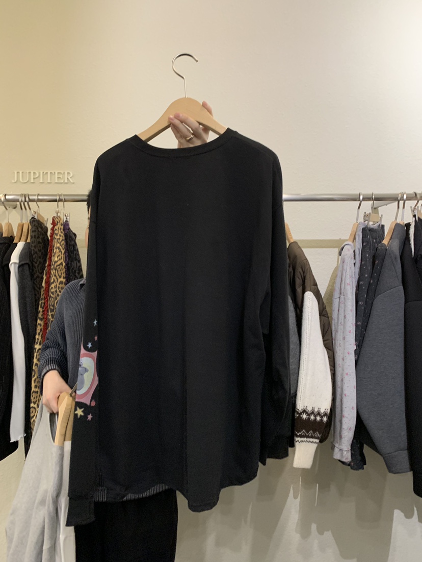 JUPITER東大門㊣代購女士新品時尚人氣休閑25秋冬長袖T恤鵝JUPITER長袖T恤