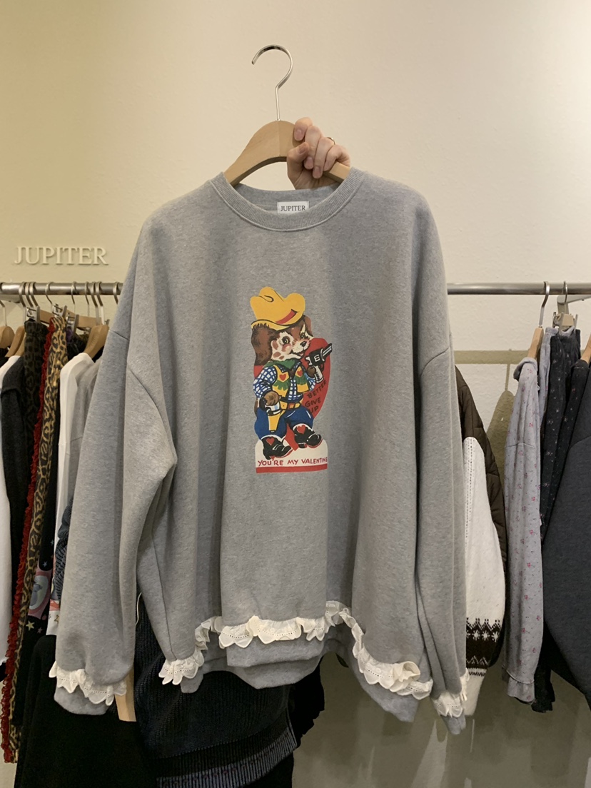 JUPITER東大門㊣直郵女士新品25秋冬時尚真品熱賣推薦休閑衛衣JUPITER衛衣圖色1