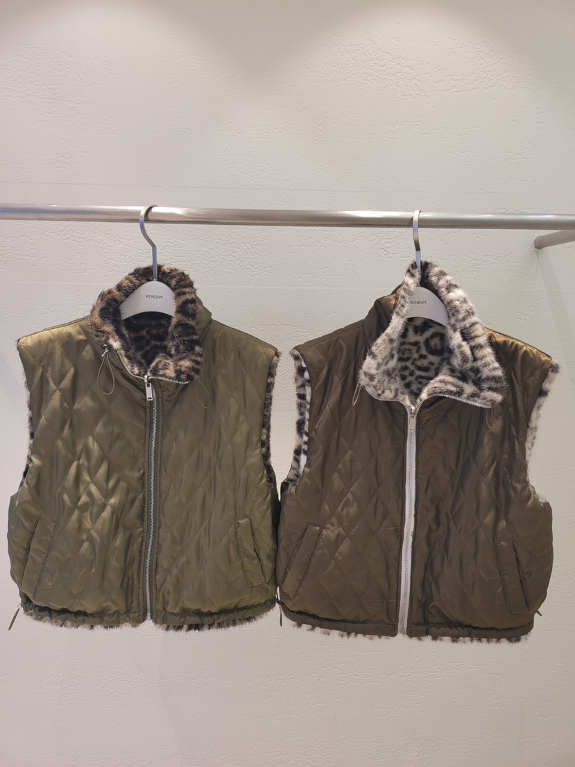 THE OTHER韓國直郵㊣女裝新款休閑25秋冬馬甲兩面穿毛皮雙面THE OTHER馬甲