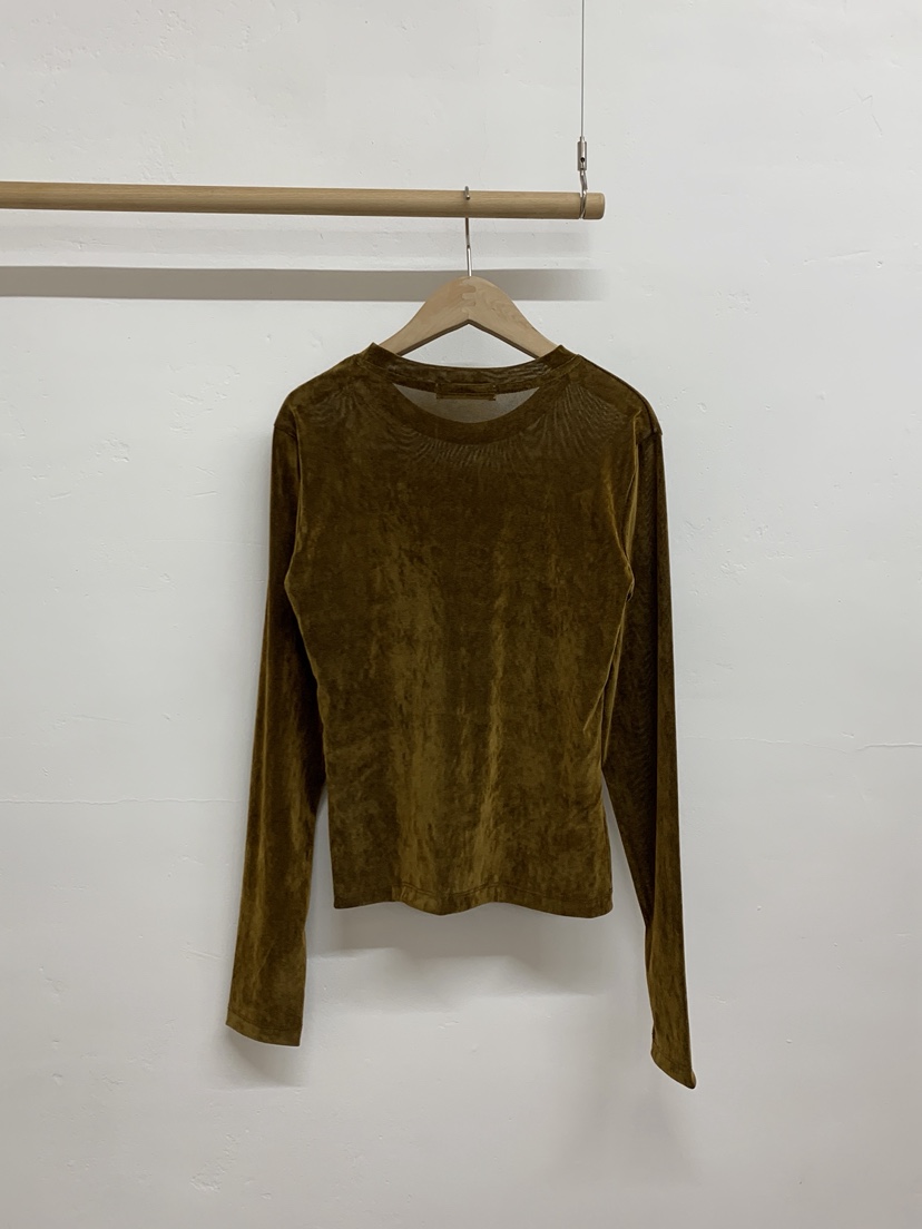 MORE THAN-P東大門㊣直郵女士新品25秋冬人氣休閑長袖T恤MORE THAN長袖T恤