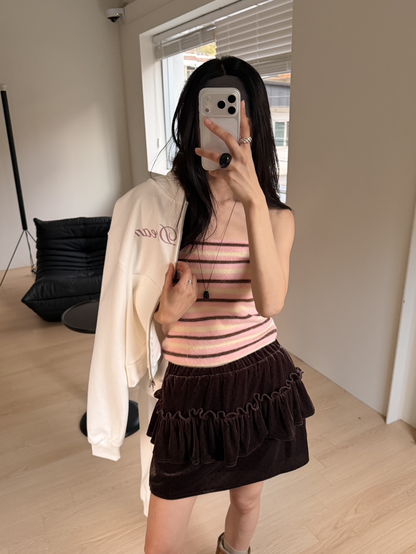 MORE THAN-P東大門㊣直郵女士新款真品時尚熱賣25秋冬吊帶背心MORE THAN吊帶/背心