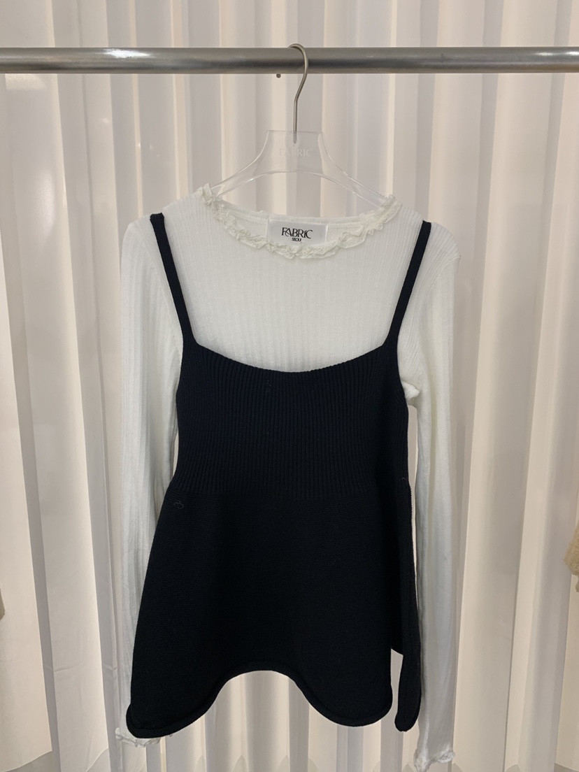 FABRIC東大門㊣代購女裝新品推薦真品休閑職業時尚吊帶背心FABRIC吊帶/背心