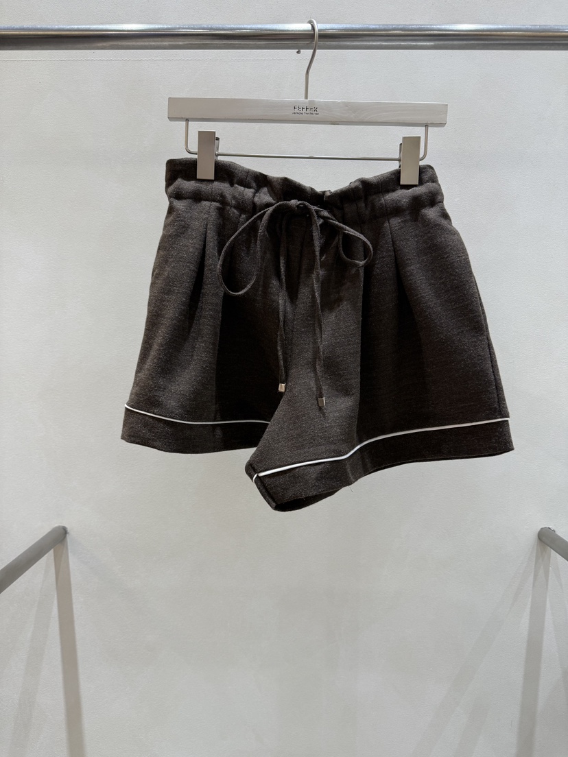 FEFFER韓國代購㊣女士新品人氣時尚真品職業推薦25秋冬短褲FEFFER短褲圖色2棕色