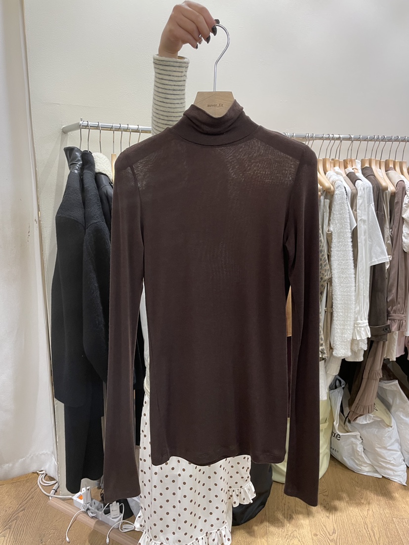 AUVERFIT東大門㊣實拍女士新品休閑人氣熱賣職業推薦長袖T恤AUVERFIT長袖T恤圖色3
