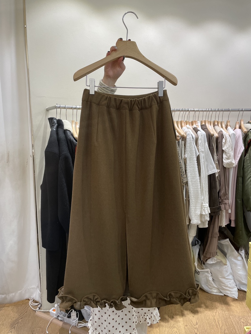 AUVERFIT韓國直郵㊣女裝新款休閑推薦25秋冬時尚人氣真品長裙AUVERFIT長裙