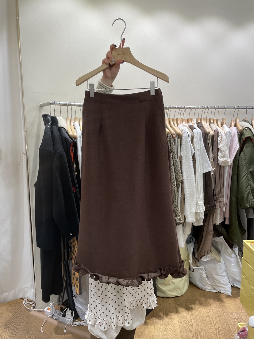 AUVERFIT韓國直郵㊣女裝新款休閑推薦25秋冬時尚人氣真品長裙AUVERFIT長裙圖色2