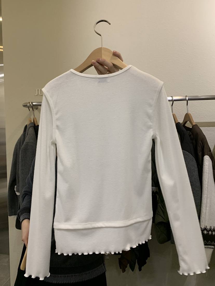 JUPITER韓國代購㊣女士新品休閑熱賣推薦職業人氣25秋冬長袖T恤JUPITER長袖T恤