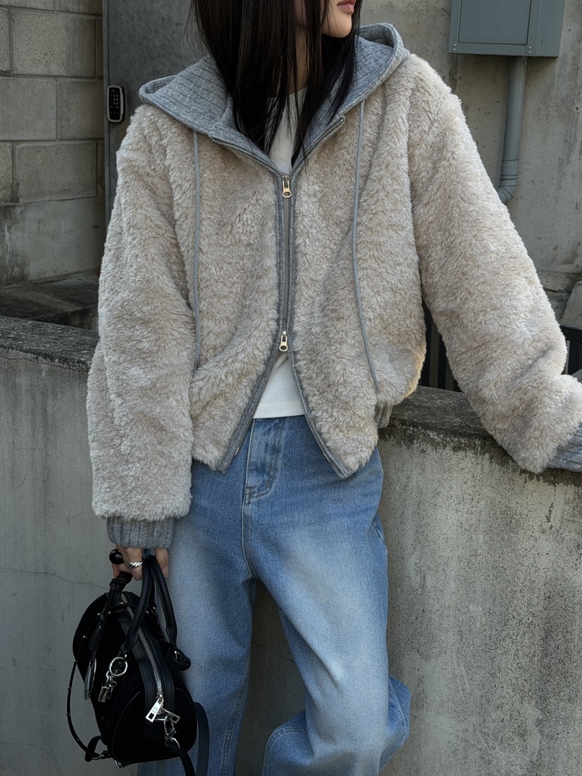 MORE THAN-P韓國代購㊣女裝新品人氣職業休閑真品25秋冬夾克MORE THAN夾克