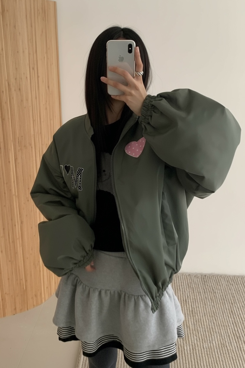 MORE THAN-P韓國直郵㊣女士新款休閑人氣熱賣時尚25秋冬夾克MORE THAN夾克