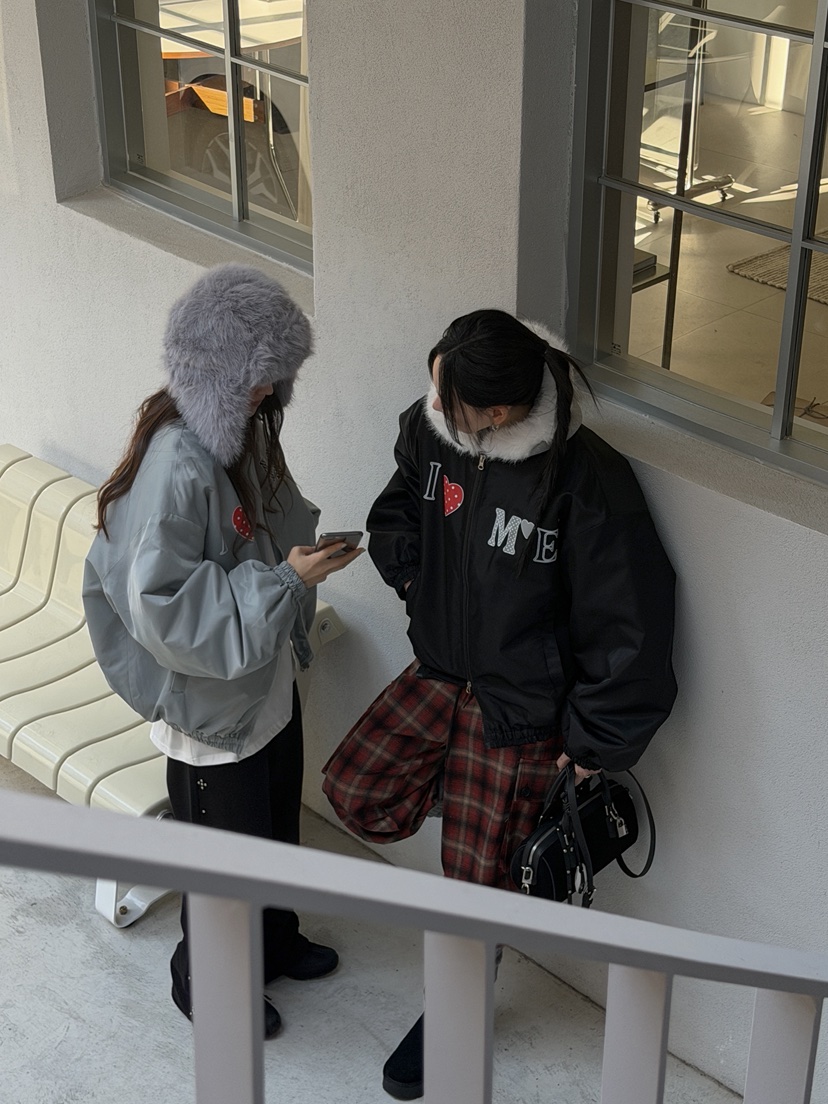 MORE THAN-P韓國直郵㊣女士新款休閑人氣熱賣時尚25秋冬夾克MORE THAN夾克