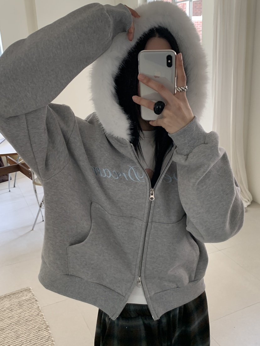 MORE THAN-P韓國代購㊣女士新款熱賣休閑時尚夾克拉鏈修身MORE THAN夾克